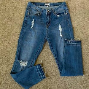 Umgee distressed Crop Jeans